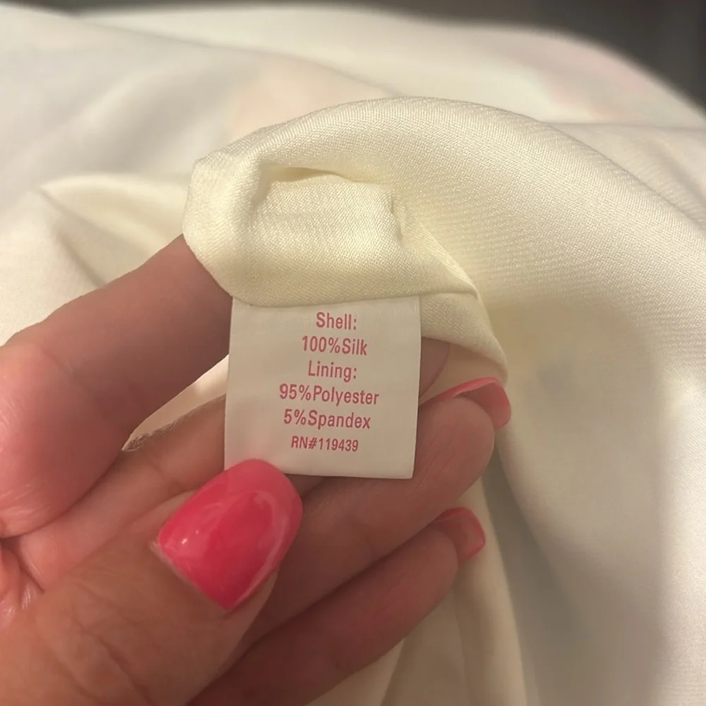 JB by Julie Brown Women’s Summer Silk Midi Dress Size 6 - Picture 7 of 7